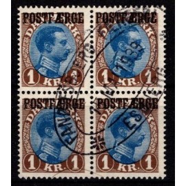 1922-26 - Danmark - Postfærge AFA 8a - Frimærke - Stemplet.